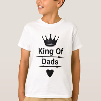 T-shirt du Roi des papas Amusants Fête du Père Cad