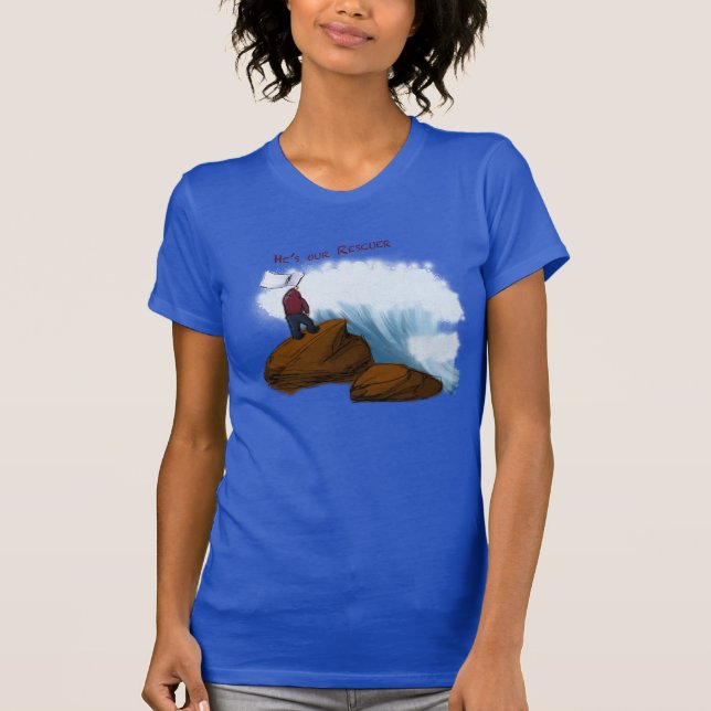 T-shirt du sauveteur des femmes (Devant)
