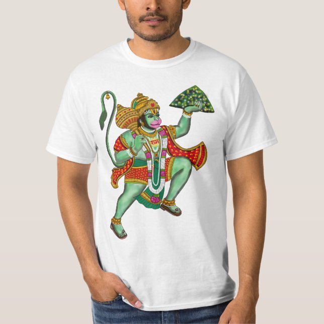 T-Shirt du Seigneur Hanuman (Devant)