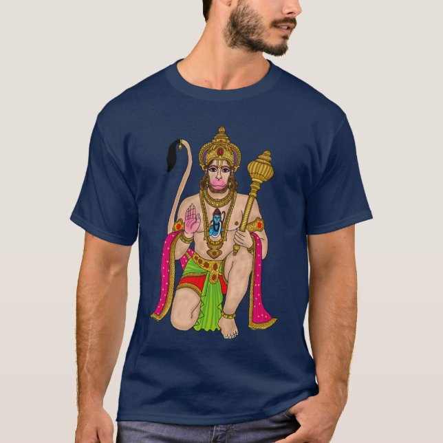 T-Shirt du Seigneur Hanuman (Devant)