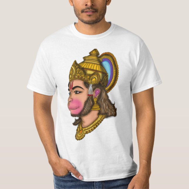 T-Shirt du Seigneur Hanuman (Devant)