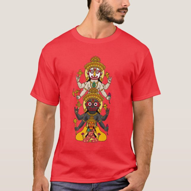 T-Shirt du Seigneur Jagannath (Devant)
