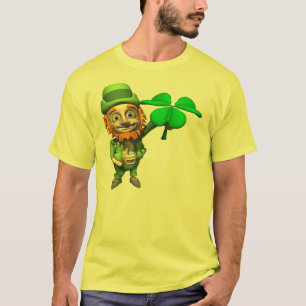 T-shirt du shamrock du lutin