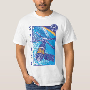 T-shirt du Skylab de hippies de l'espace d'hommes