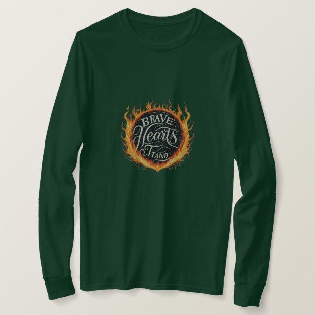 T-shirt du socle des Coeurs braves (Design devant)