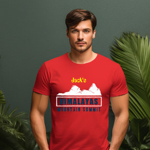 T-shirt du Sommet de la montagne de l'Himalaya