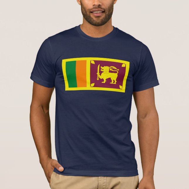 T-shirt du Sri Lanka (Devant)
