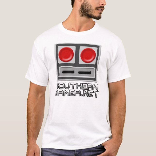T-shirt du sud de Gamer (Devant)