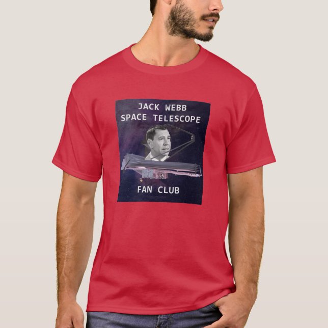 T-shirt du télescope spatial Jack Webb (Devant)