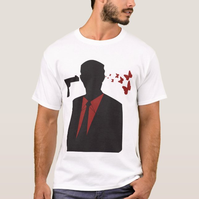 T-shirt du tir des hommes (Devant)