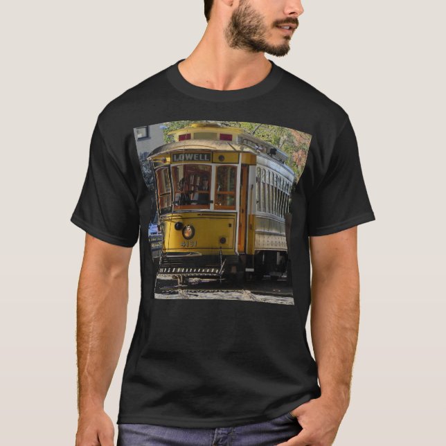 T-shirt du tramway de Lowell  (Devant)