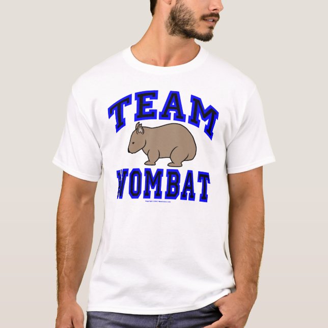T-shirt du wombat IV d'équipe (Devant)
