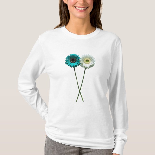 T-shirt Dual Bloom Silent Balance Paired Petals Two in Sti (Devant)