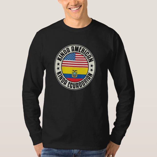T-shirt Dual Citizenship American Ecuadorian Ecuador Usa F (Devant)