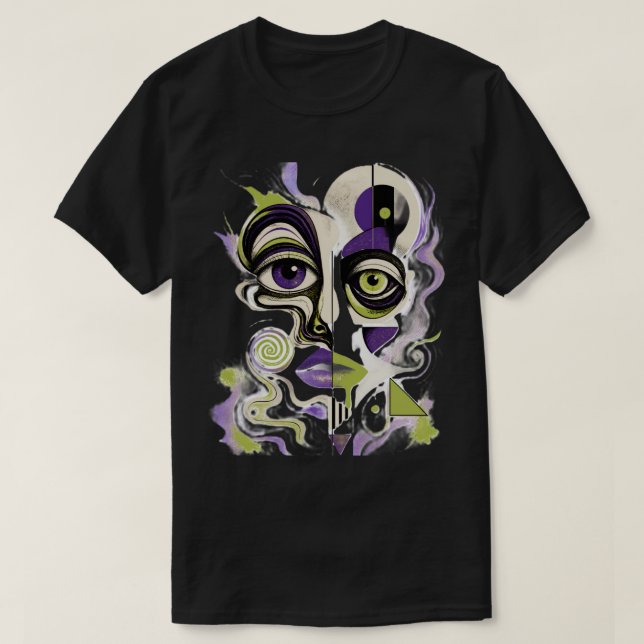 T-shirt Dualité Surréaliste (Design devant)