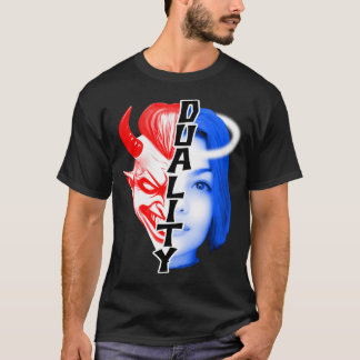 T-shirt DUALITY TEE. Angel ou Diable ?