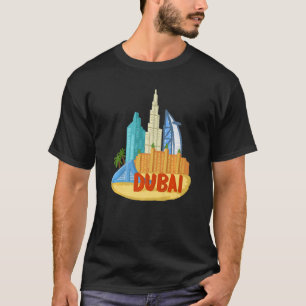 T-shirt Dubai City souvenir des EAU pour hommes femmes 1