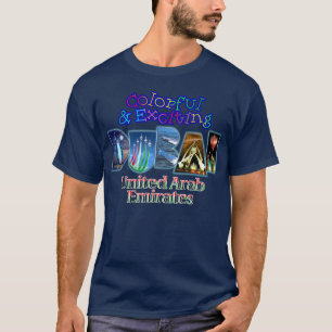 T-shirt Dubaï coloré et passionnant
