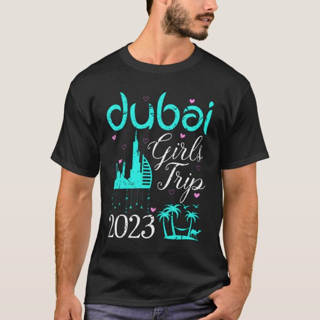 T-shirt Dubai 'S Trip 2023 Weekend Trip Vacation Travel (Devant)