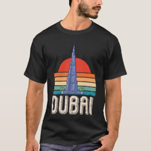 T-shirt Dubaï Sunrise Burj Khalifa UAE Moyen-Orient