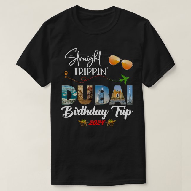 T-shirt Dubaï Vacation Émirats arabes unis Voyage (Design devant)