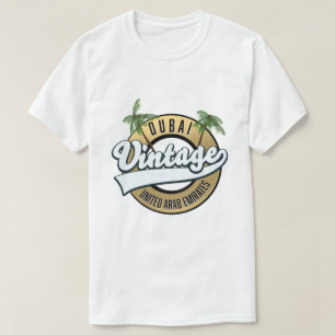 T-shirt Dubaï Vintage Émirats arabes unis