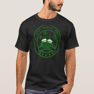 T-shirt Dublin City Irlande cadeau souvenir pour hommes fe