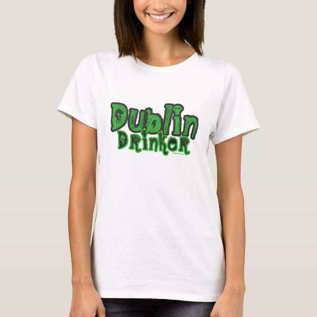 T-shirt Dublin Drinker femmes (Devant)