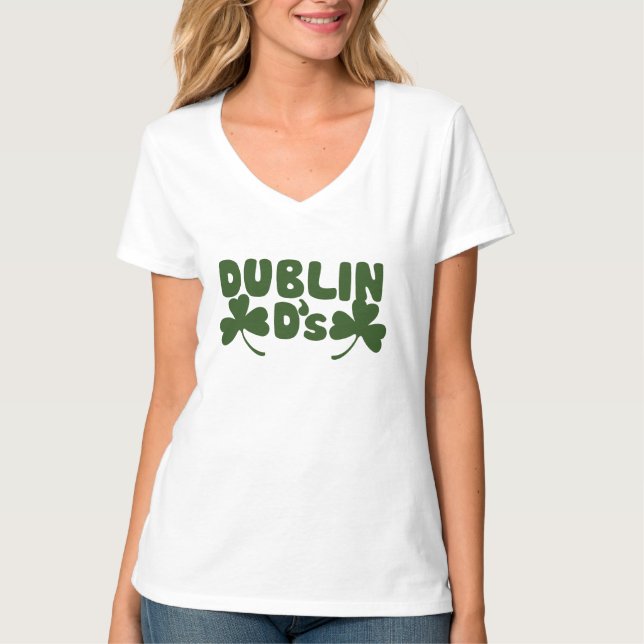 T-shirt Dublin Ds humour irlandais (Devant)