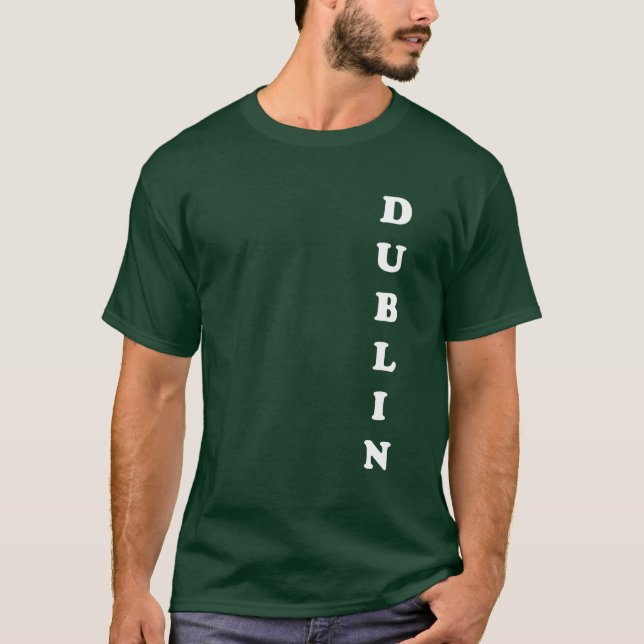 T-shirt Dublin Irlande, j'aime Dublin (Devant)