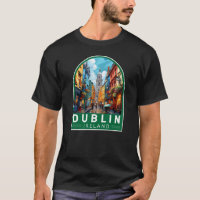 Dublin Irlande Travel Art Vintage
