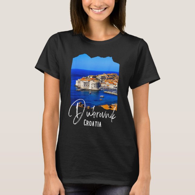 T-shirt Dubrovnik Souvenir Croatia Dubrovnik (Devant)