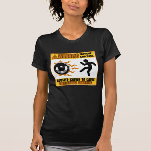 T-shirt DUBSTEP avertissant la basse extrême