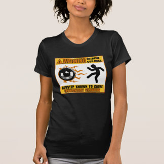 T-shirt DUBSTEP avertissant la basse extrême