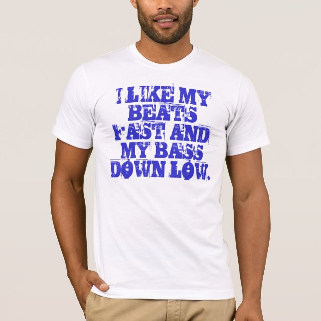 T-shirt Dubstep bat la chemise basse (Devant)