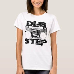T-shirt Dubstep Black Boombox becomes Enceinte Dubstep Bla