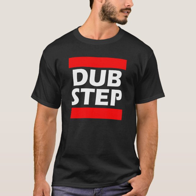 T-shirt Dubstep Dark-Red (Devant)