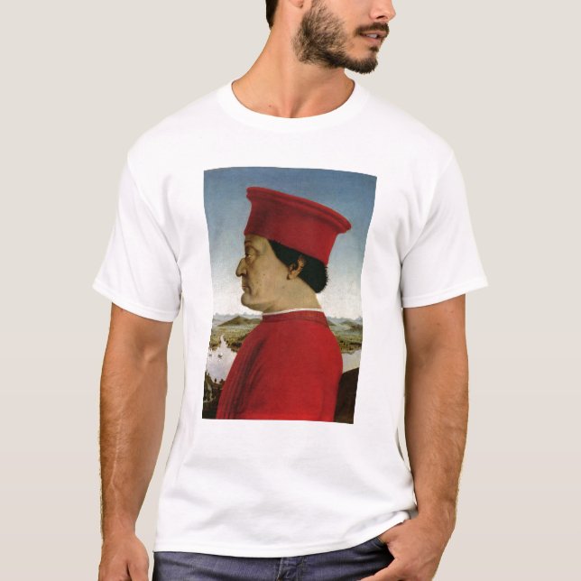 T-shirt Duc de Federigo DA Montefeltro d'Urbino, c.1465 (Devant)