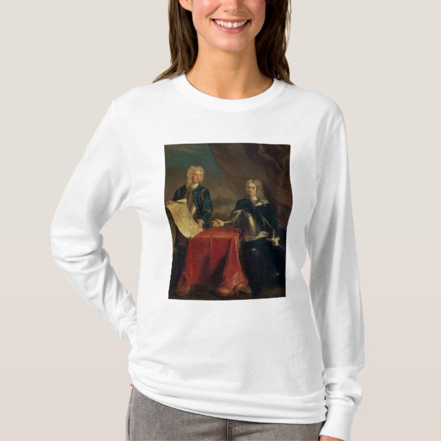 T-shirt Duc de Marlborough discutant des plans (Devant)