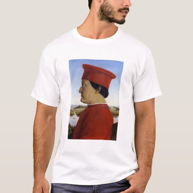 T-shirt Duc d'Urbino - Piero della Francesca (Devant)