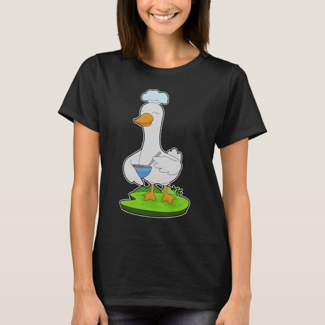 T-shirt Duck Chef Bowl (Devant)
