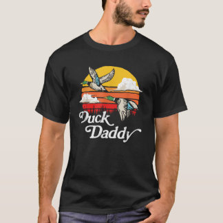 T-shirt Duck Daddy Vintage 80 s Sun Funny Retro Mallard Hu