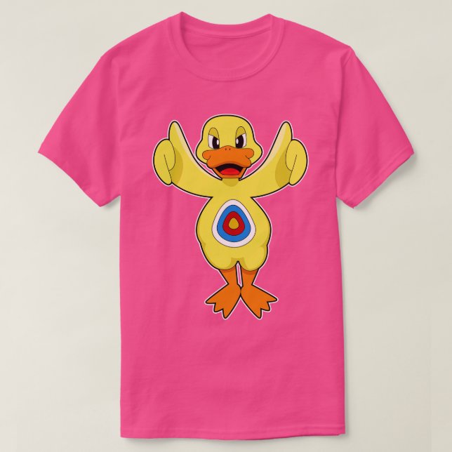 T-shirt Duck Darts Bullseye (Design devant)
