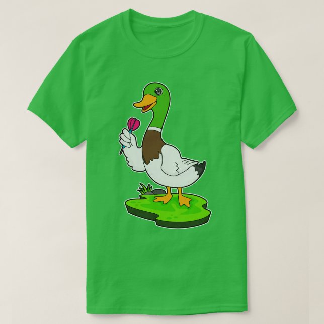 T-shirt Duck Darts Dart (Design devant)