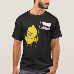 T-shirt Duck désinvolte Demisexuel une femme ne peut pas l