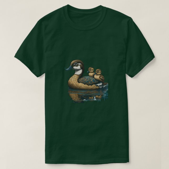 T-shirt Duck Dynasty mama canard (Design devant)