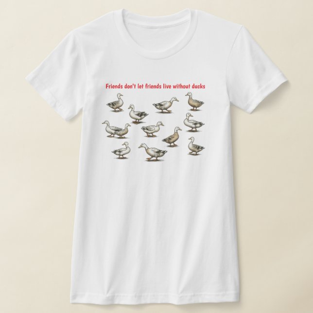 T-shirt Duck Friends (Poser)