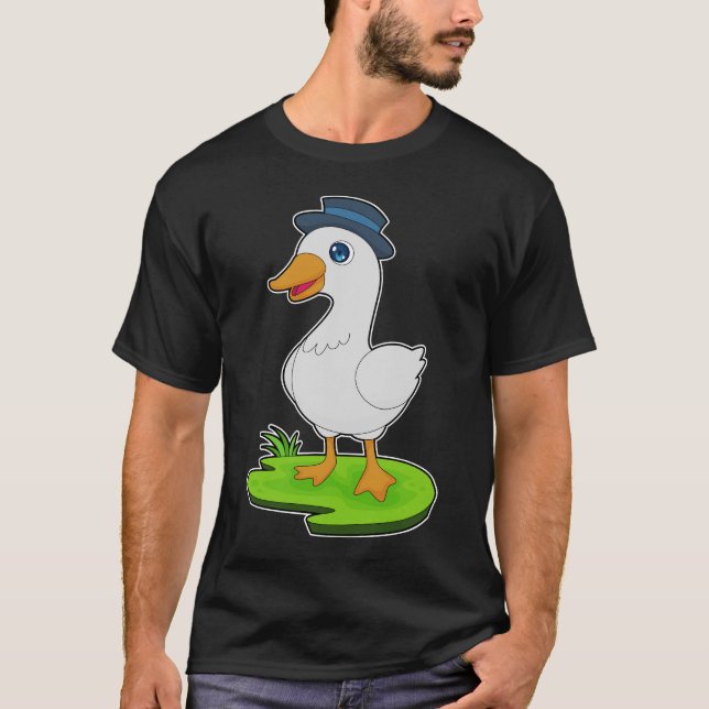 T-shirt Duck Gentleman Casquette (Devant)