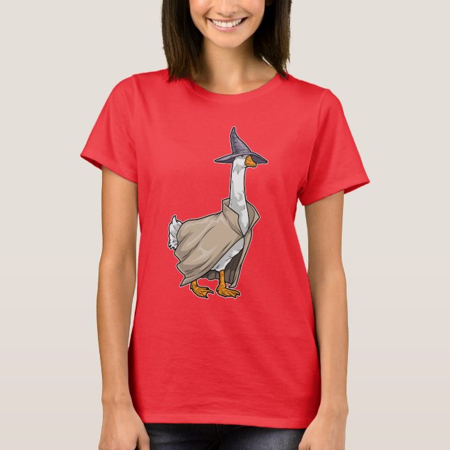 T-shirt Duck Halloween Witch (Devant)