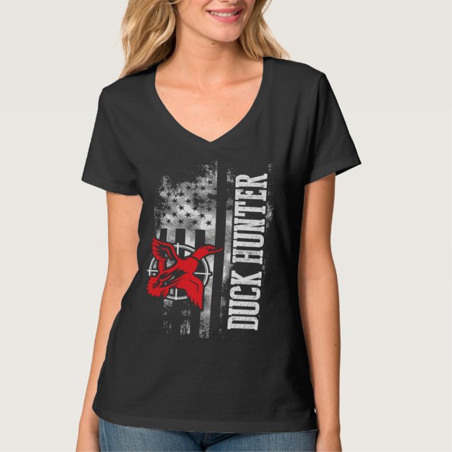 T-shirt Duck Hunting Season  Hunter (Devant)